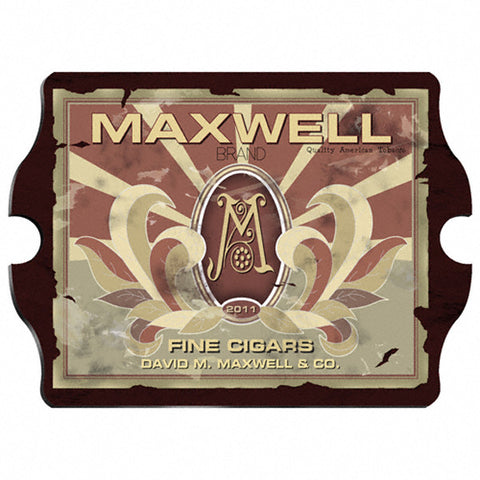 Vintage Series Personalized Sign - Monogram Cigar